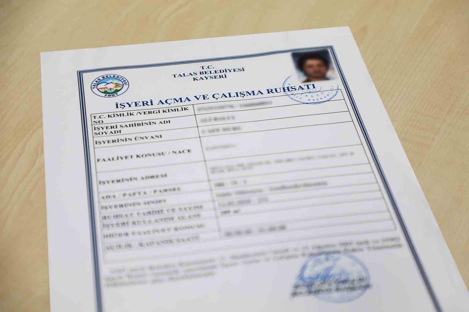 Talas&rsquo;ta 381 yeni işyeri a&ccedil;ıldı
