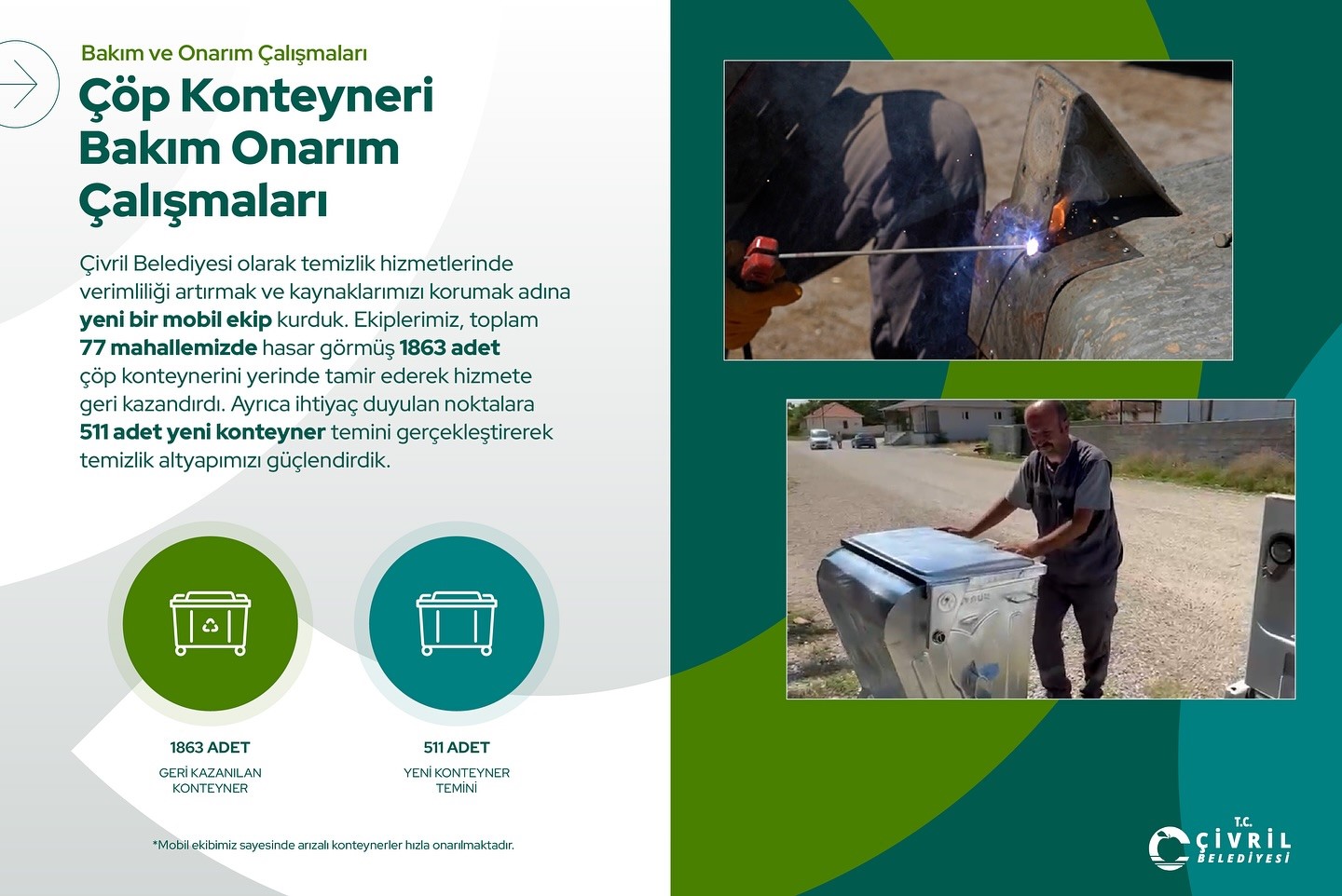 Başkan Dere; "&Ccedil;ivril i&ccedil;in durmadan &ccedil;alışıyor, geleceğimizi birlikte g&uuml;zelleştiriyoruz"
