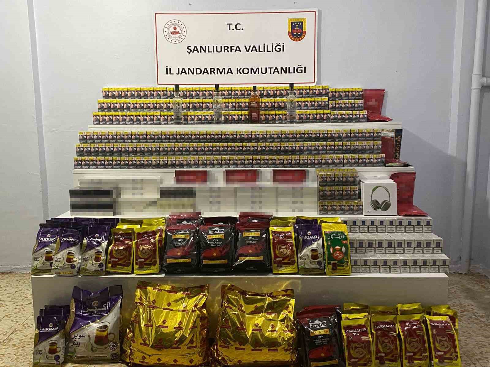 Şanlıurfa’da 9 bin 440 paket gümrük kaçağı sigara ele geçirildi