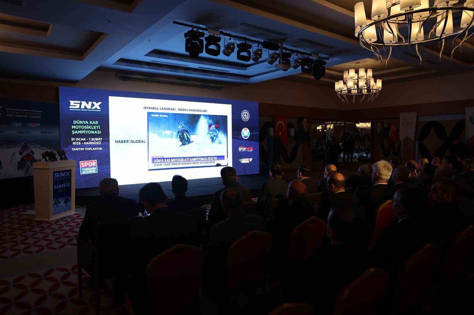 Rize, D&uuml;nya Kar Motosikleti Şampiyonası&rsquo;na ev sahipliği yapacak
