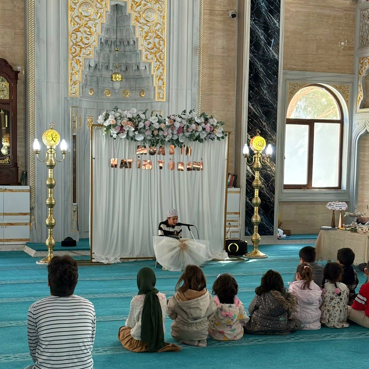 Aydın&rsquo;da 4-6 yaş Kur&rsquo;an kursu &ouml;ğrencisi Yıldırım Kur&rsquo;an-ı Kerim&rsquo;i hatmetti
