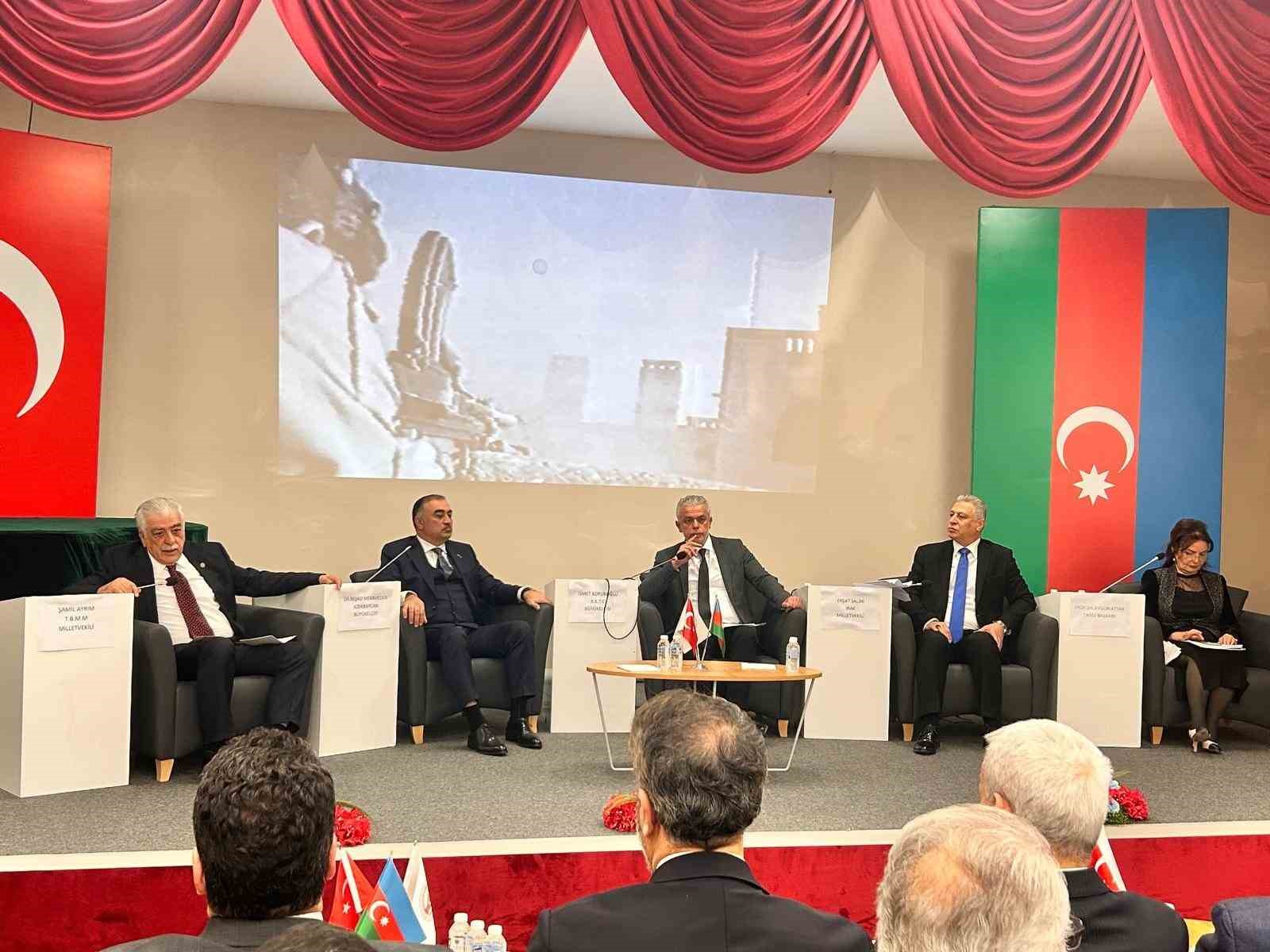 Ankara&rsquo;da T&uuml;rk d&uuml;nyasının ortak acıları anıldı
