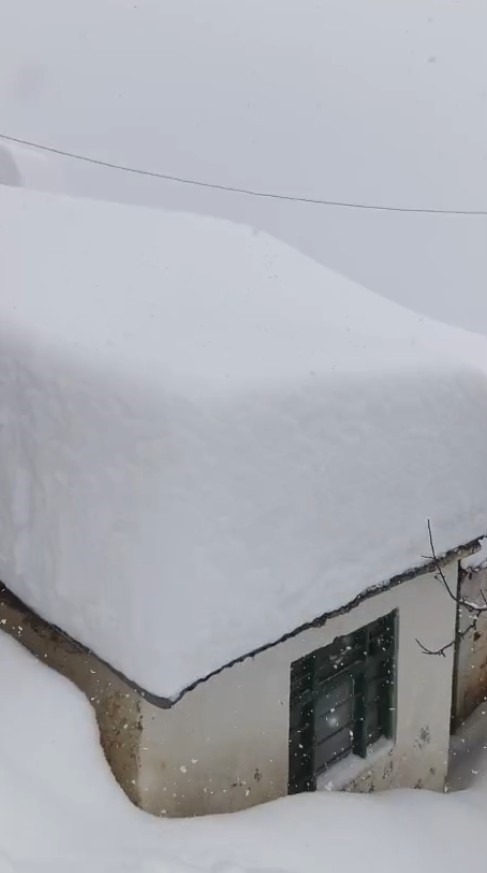 G&uuml;m&uuml;şhane&rsquo;de yoğun kar yağışı sonrası yayınladığı videoyla yardım istedi
