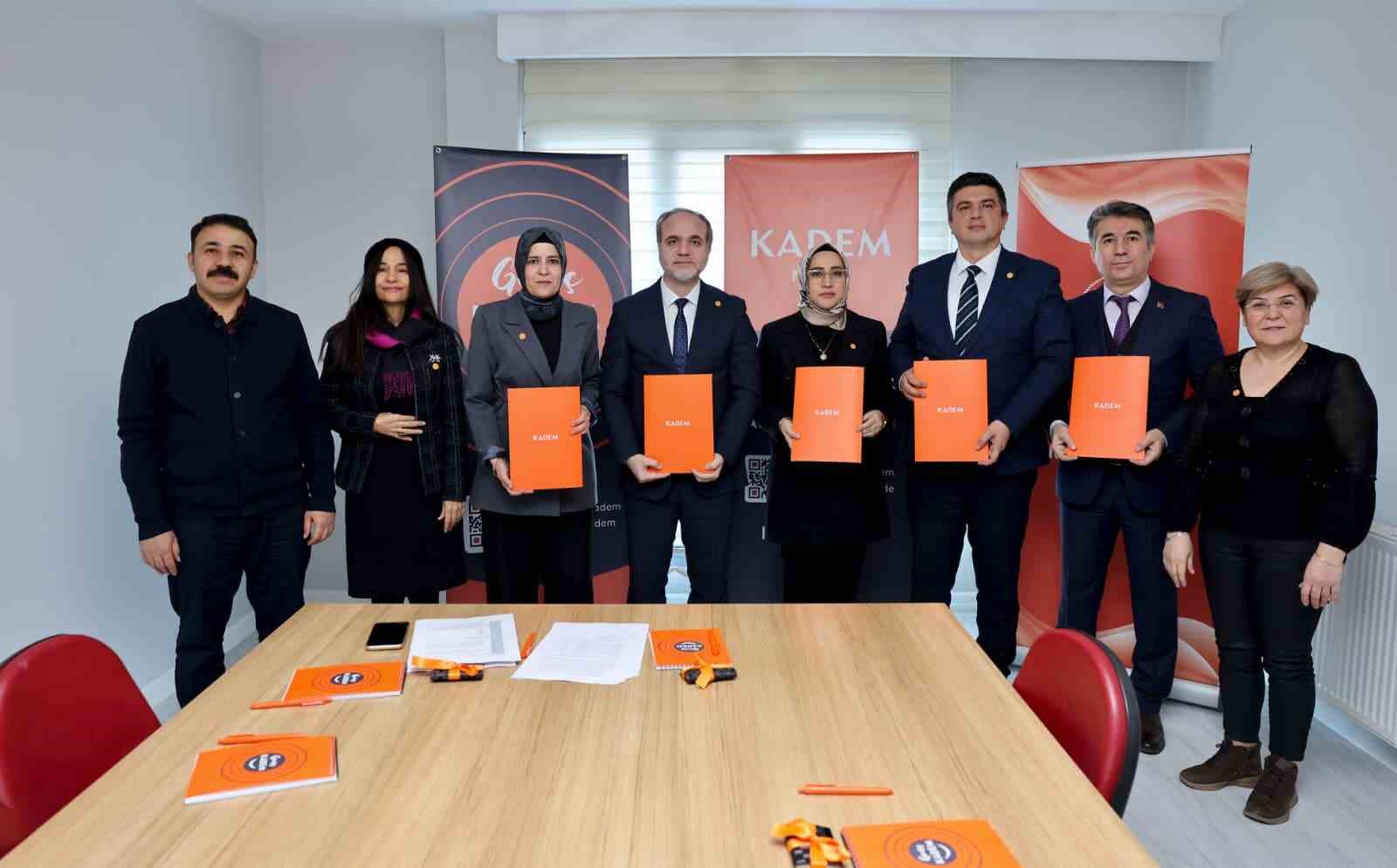 Niğde Ömer Halisdemir Üniversitesi ile KADEM arasında iş birliği protokolü