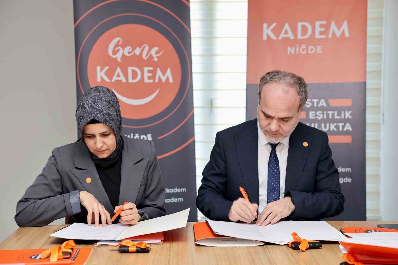 Niğde &Ouml;mer Halisdemir &Uuml;niversitesi ile KADEM arasında iş birliği protokol&uuml;
