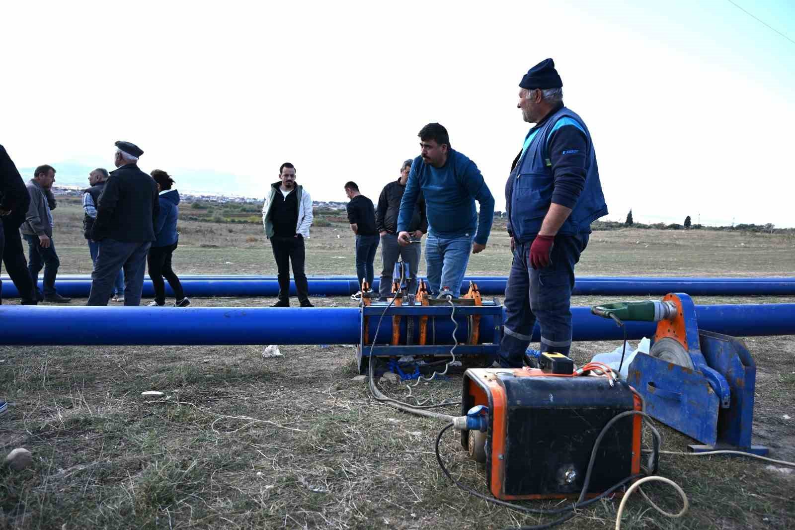 Manisa’da 45 yıllık asbestli içme suyu hattı tarihe karışıyor