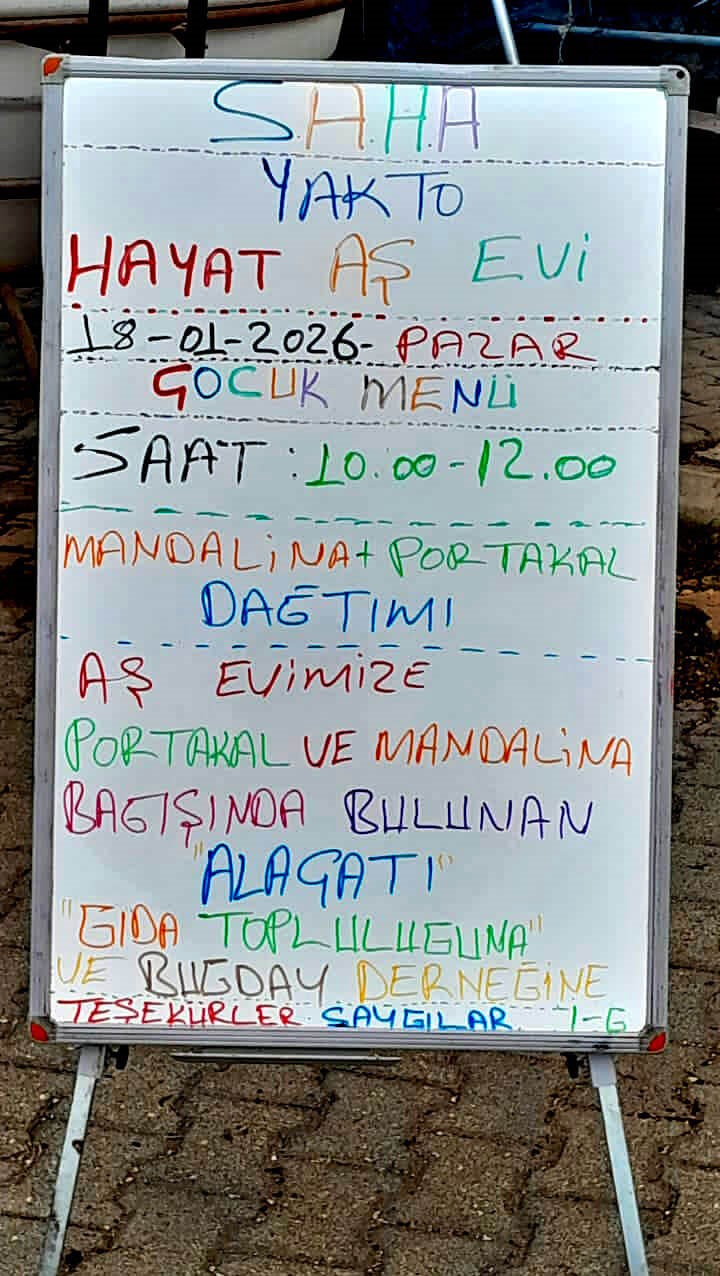 Alaçatı’dan Hatay’a dayanışma köprüsü