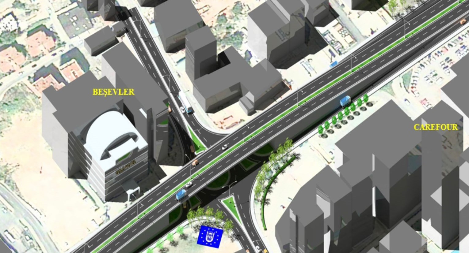 B&uuml;y&uuml;kşehir Nil&uuml;fer&rsquo;e 3 kavşak..
