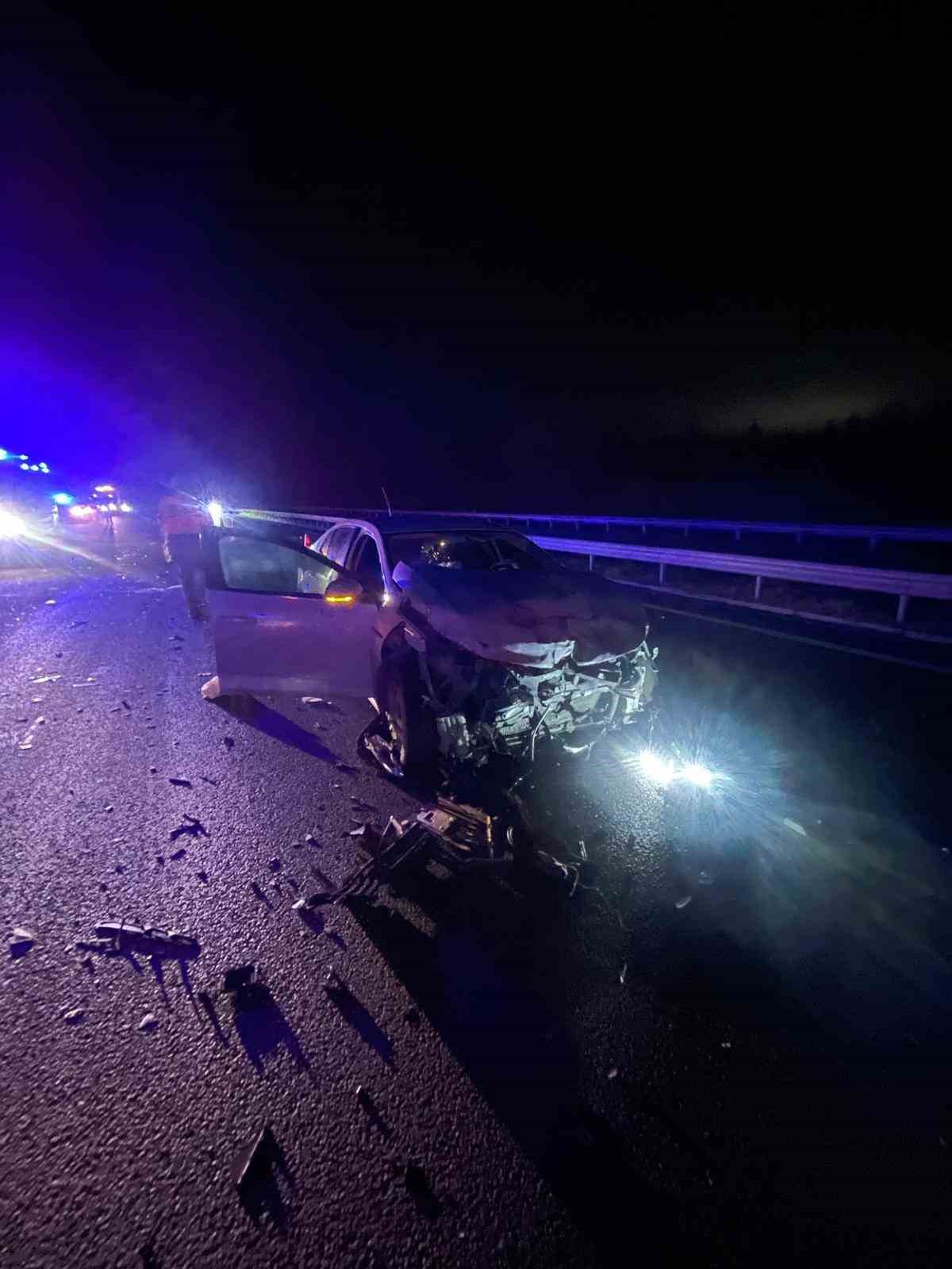 Kırklareli’de otomobiller çarpıştı: 6 yaralı