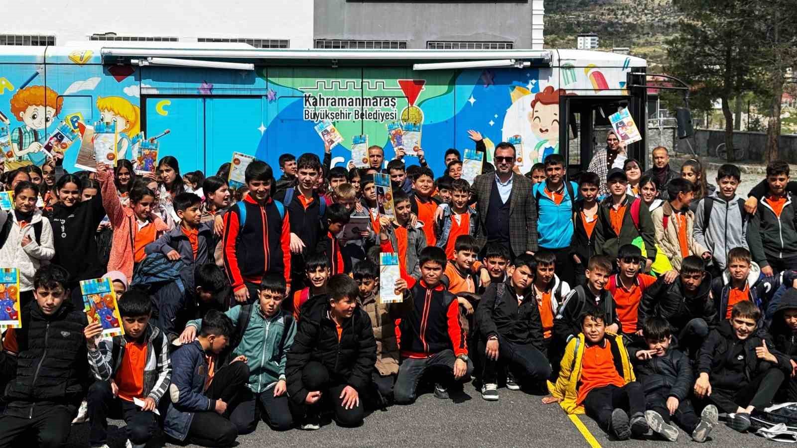 Kahramanmaraş’ta mobil kütüphane kırsal bölgelerde