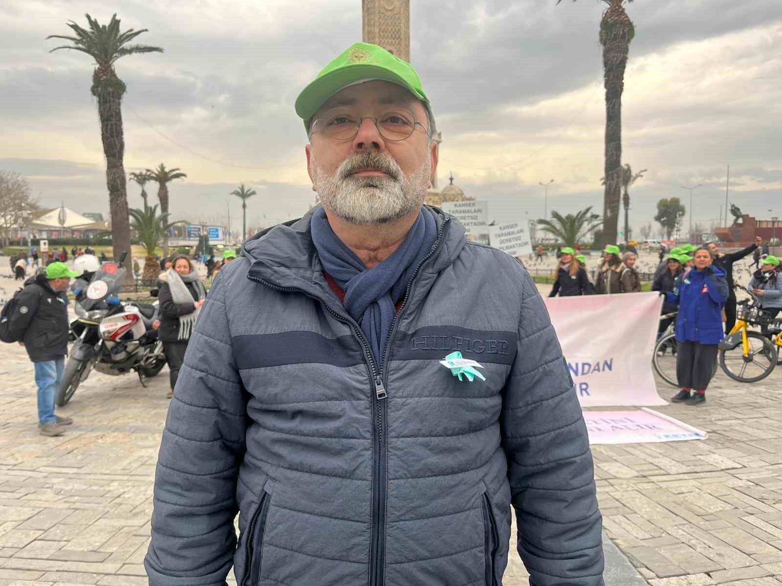 İzmir&rsquo;de rahim ağzı kanserine dikkat &ccedil;ekmek i&ccedil;in pedal &ccedil;evrildi
