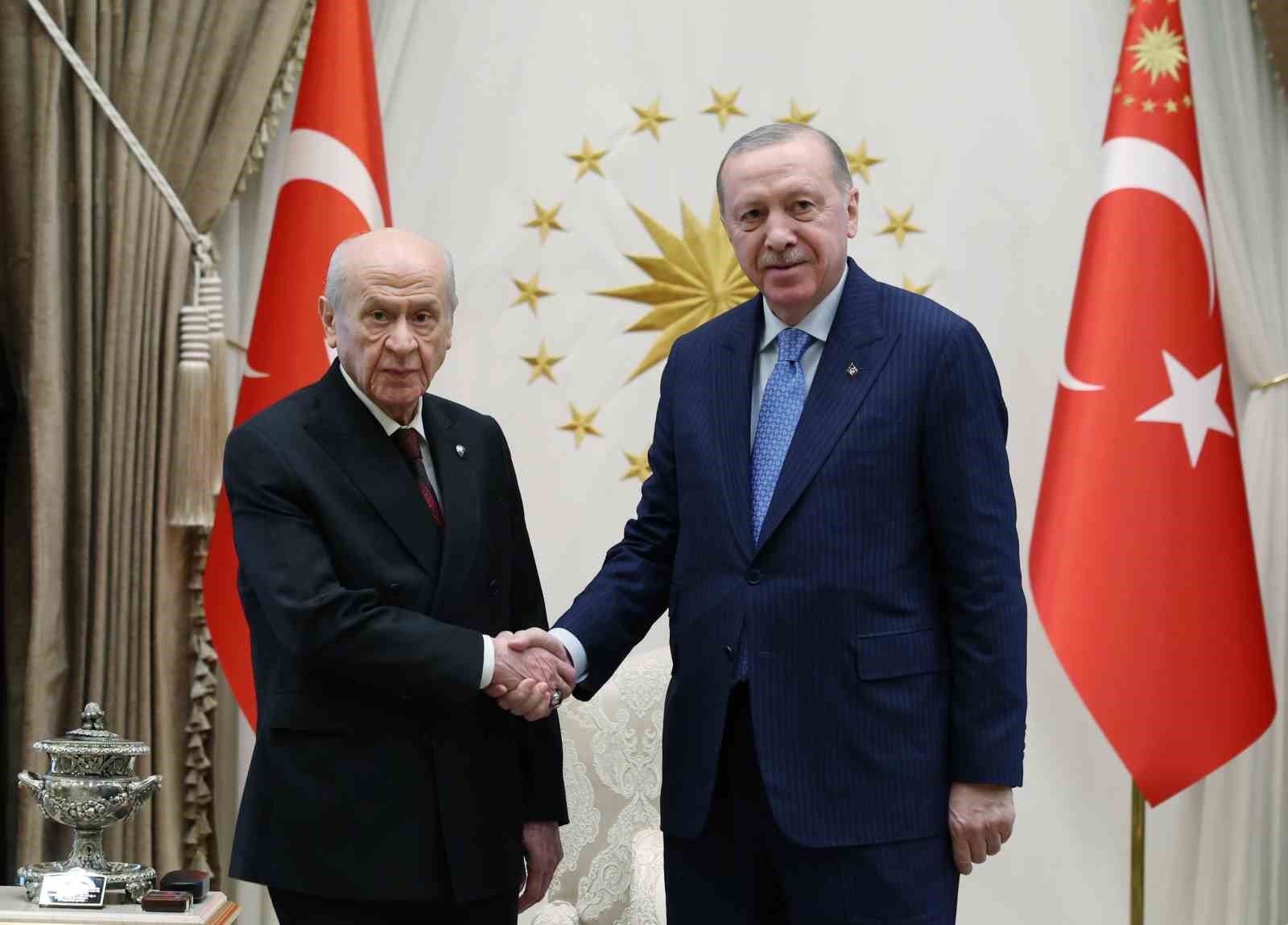 Cumhurbaşkanı Erdoğan, Devlet Bah&ccedil;eli ile bir araya geldi
