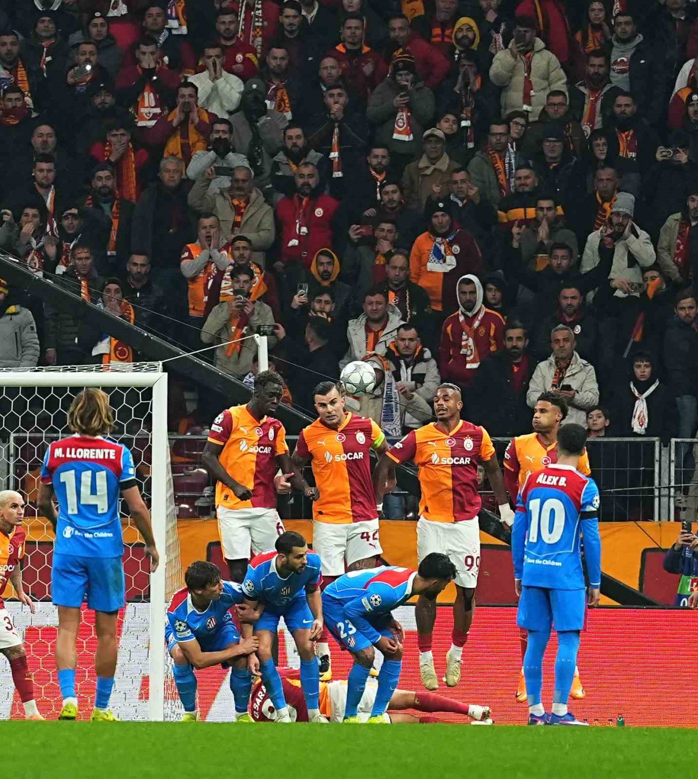 UEFA Şampiyonlar Ligi: Galatasaray: 1 - Atletico Madrid: 1 (Maç sonucu)
