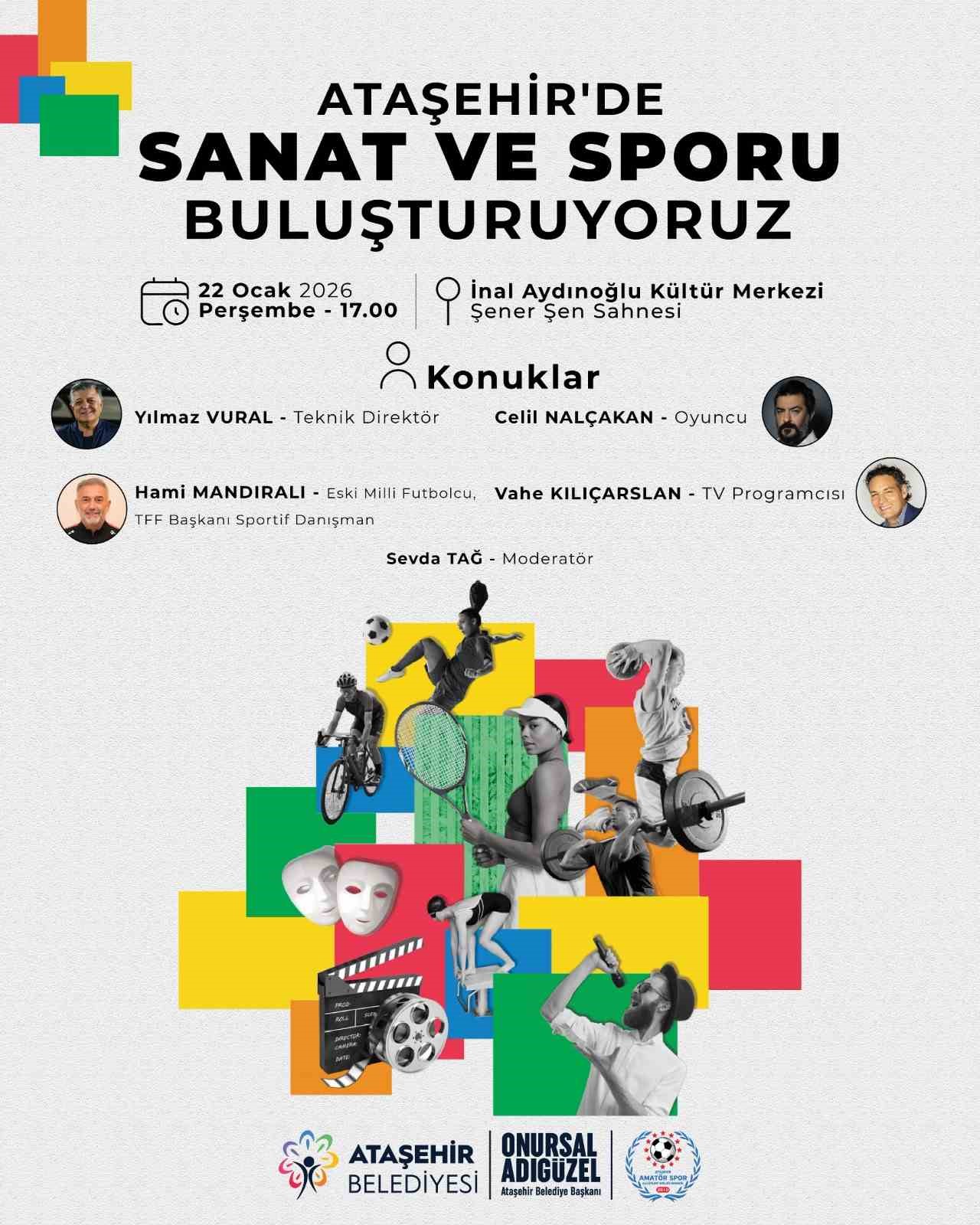 Sanat ve Spor Ataşehir’de buluşuyor
