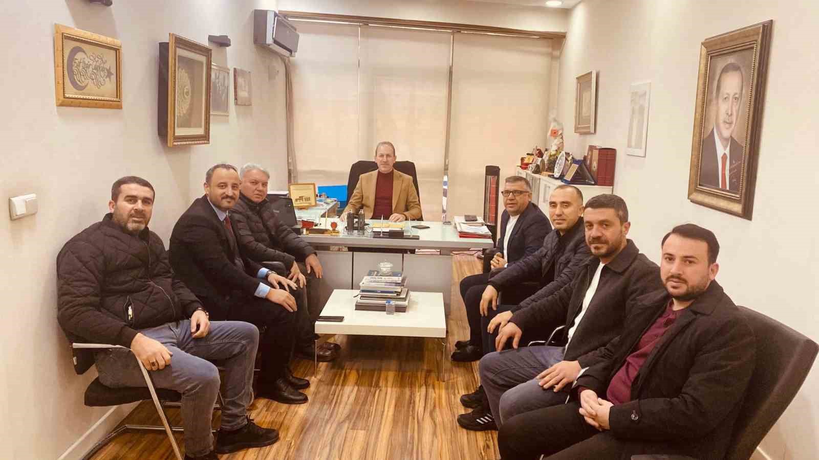 STSO Başkan Vekili Çalapkulu, TÜGVA Siirt İl Başkanı Tetik ile bir araya geldi