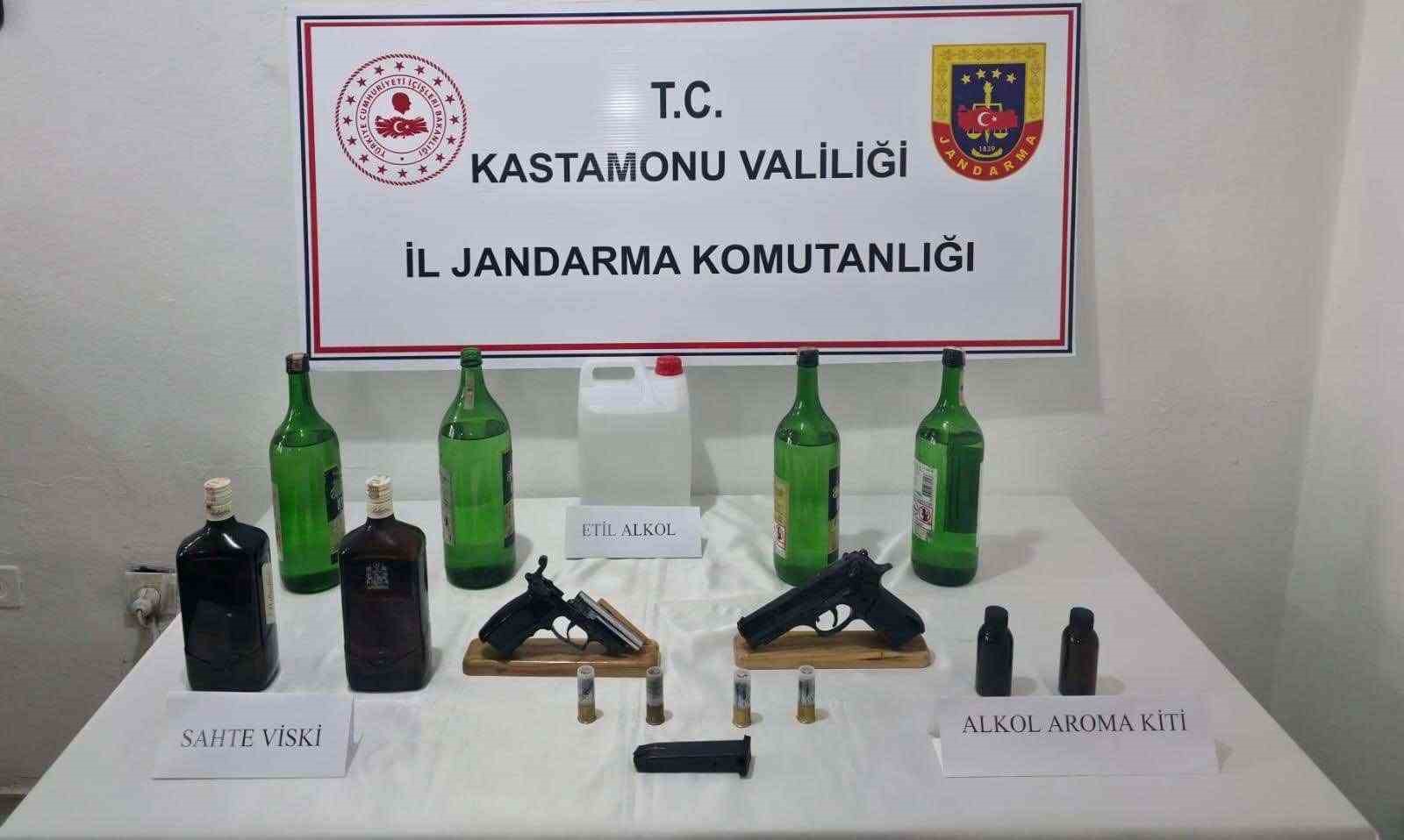 Kastamonu’da sahte içi operasyonu: 4 gözaltı
