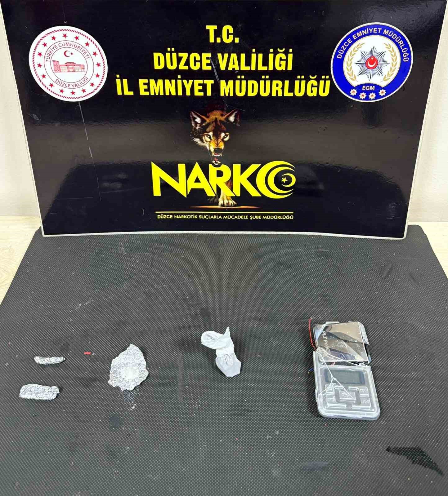 Düzce’de uyuşturucu operasyonu: 1 kişi tutuklandı