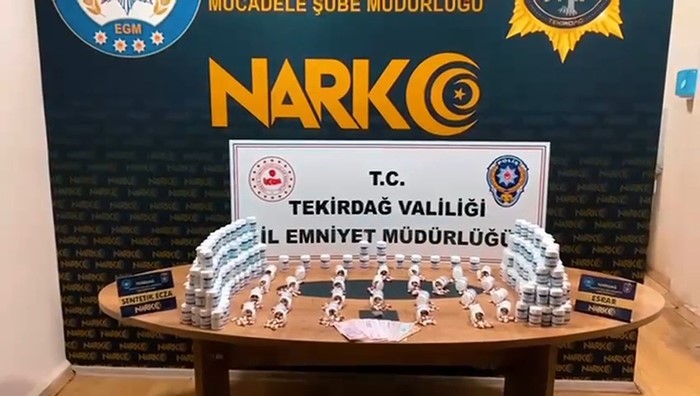 Tekirdağ’da zehir tacirlerine darbe