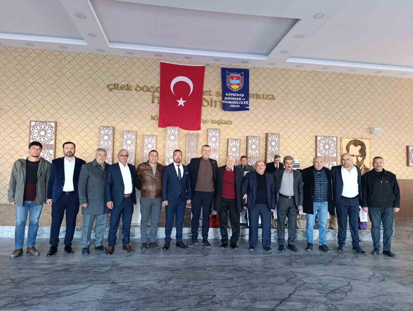 K&ouml;pr&uuml;başı Şof&ouml;rler Odası&rsquo;nda tek liste tam destek
