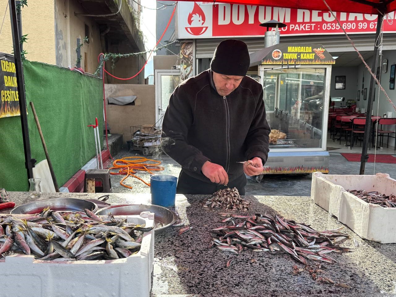 Zonguldak’ta tezgahlar istavritle şenlendi