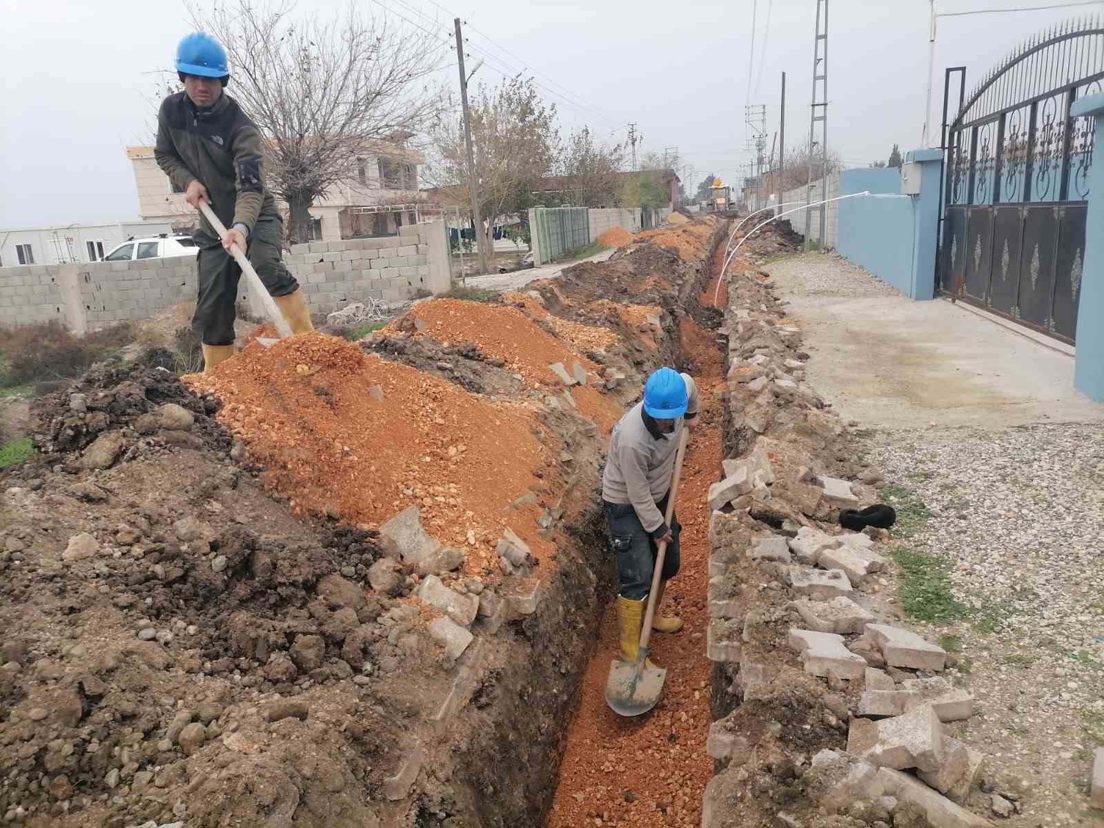 HATSU, Kazkeli Mahallesi’nde 30 yıllık içme suyu hattını yeniledi