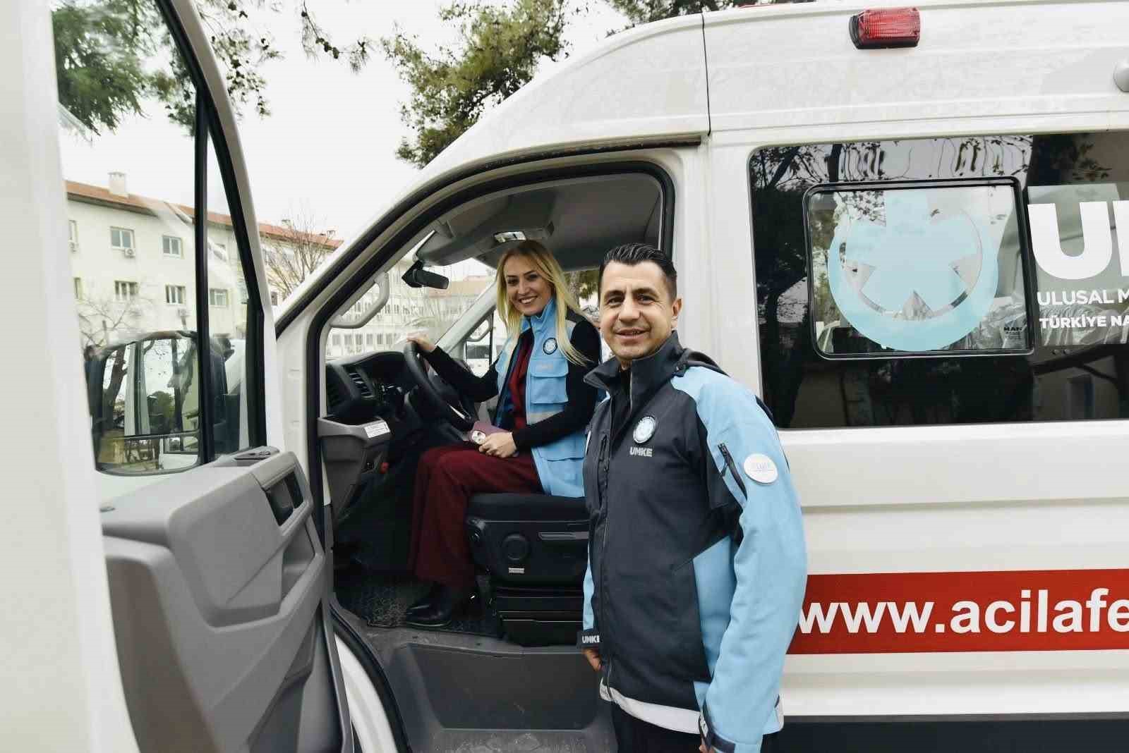 Muğla UMKE’ye tam donanımlı lojistik araç