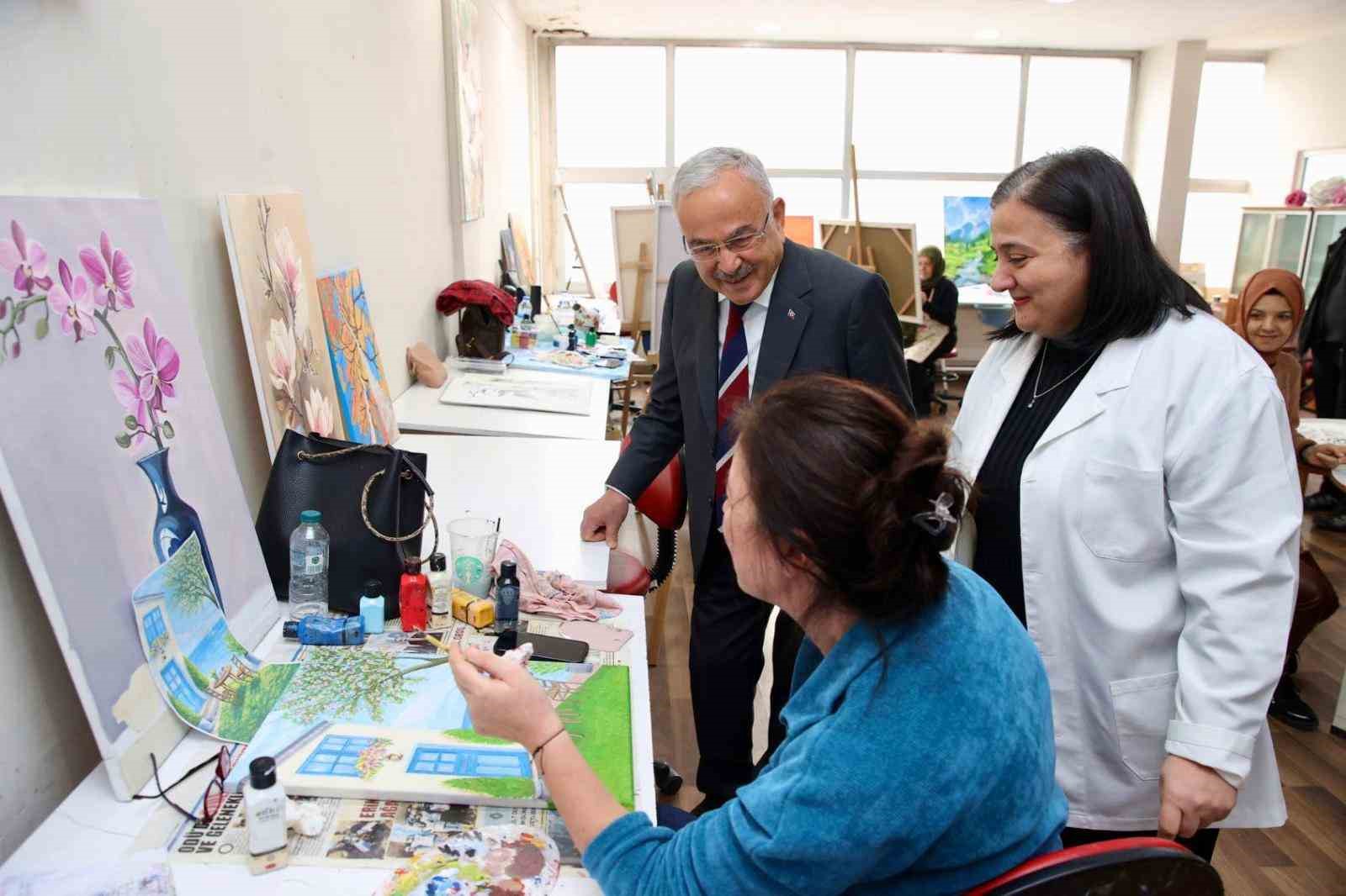 Başkan G&uuml;ler: "ORMEK&rsquo;lerimiz hem meslek &ouml;ğretiyor, hem de sanatın gelişmesini sağlıyor"
