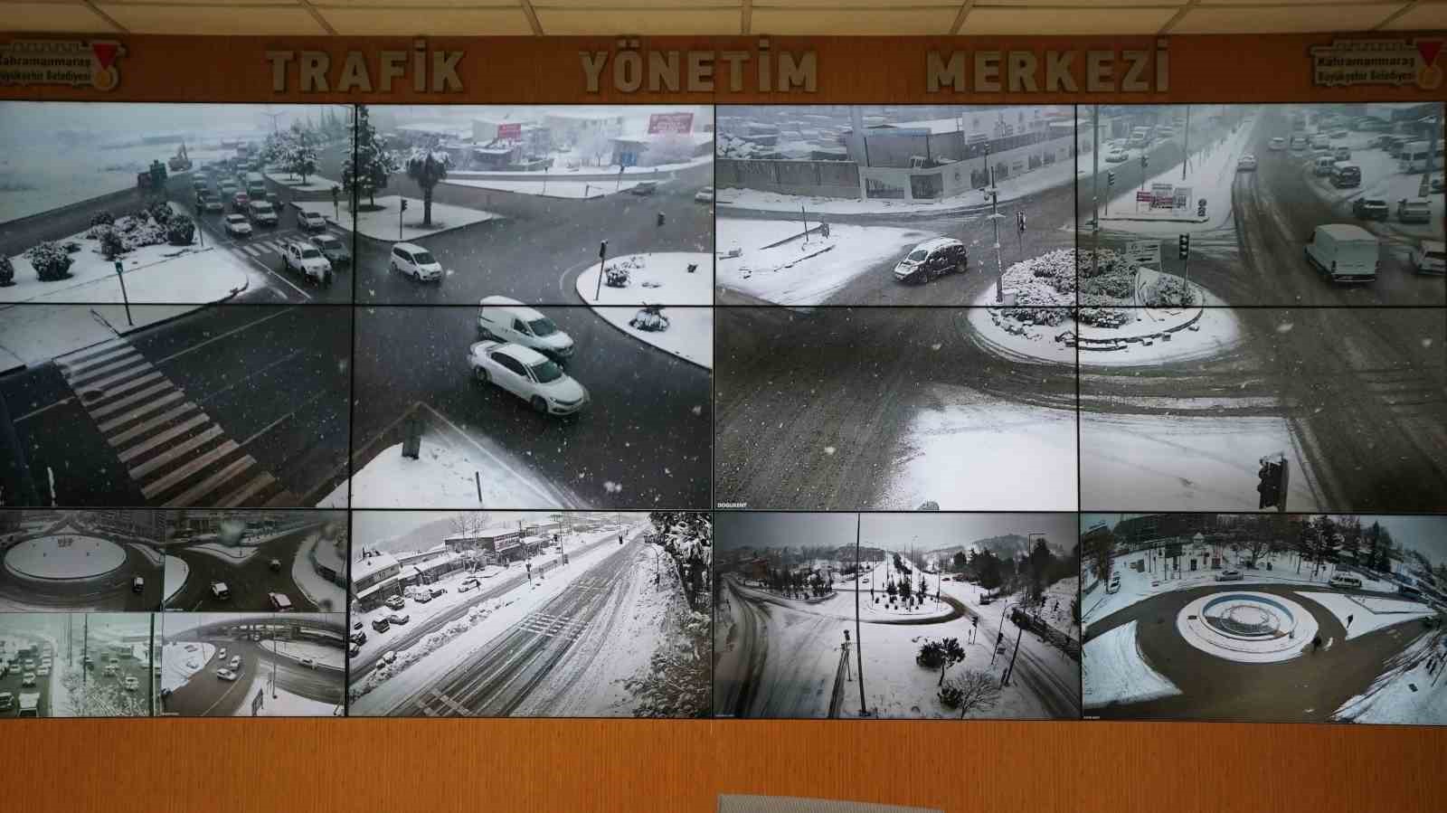 Kahramanmaraş’ta 264 kamerayla yol durumunu anlık olarak takip ediyor
