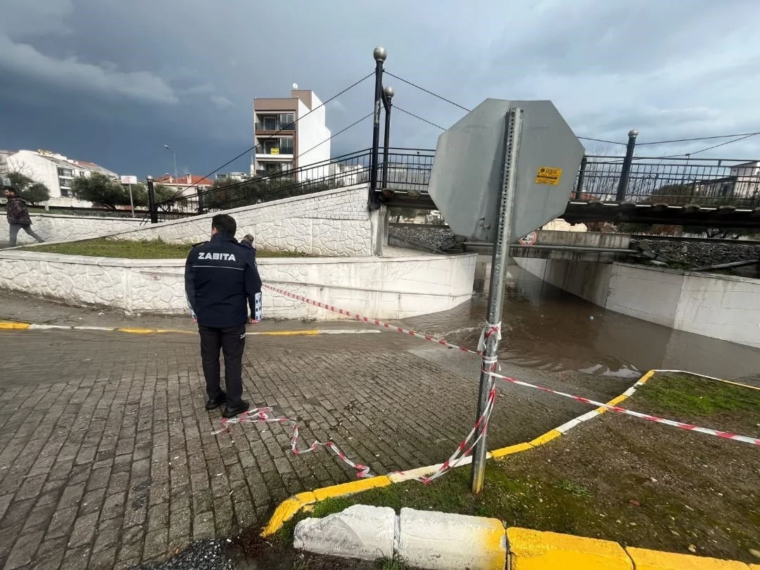 Germencik Belediyesi’nden sağanak yağışa karşı önlem