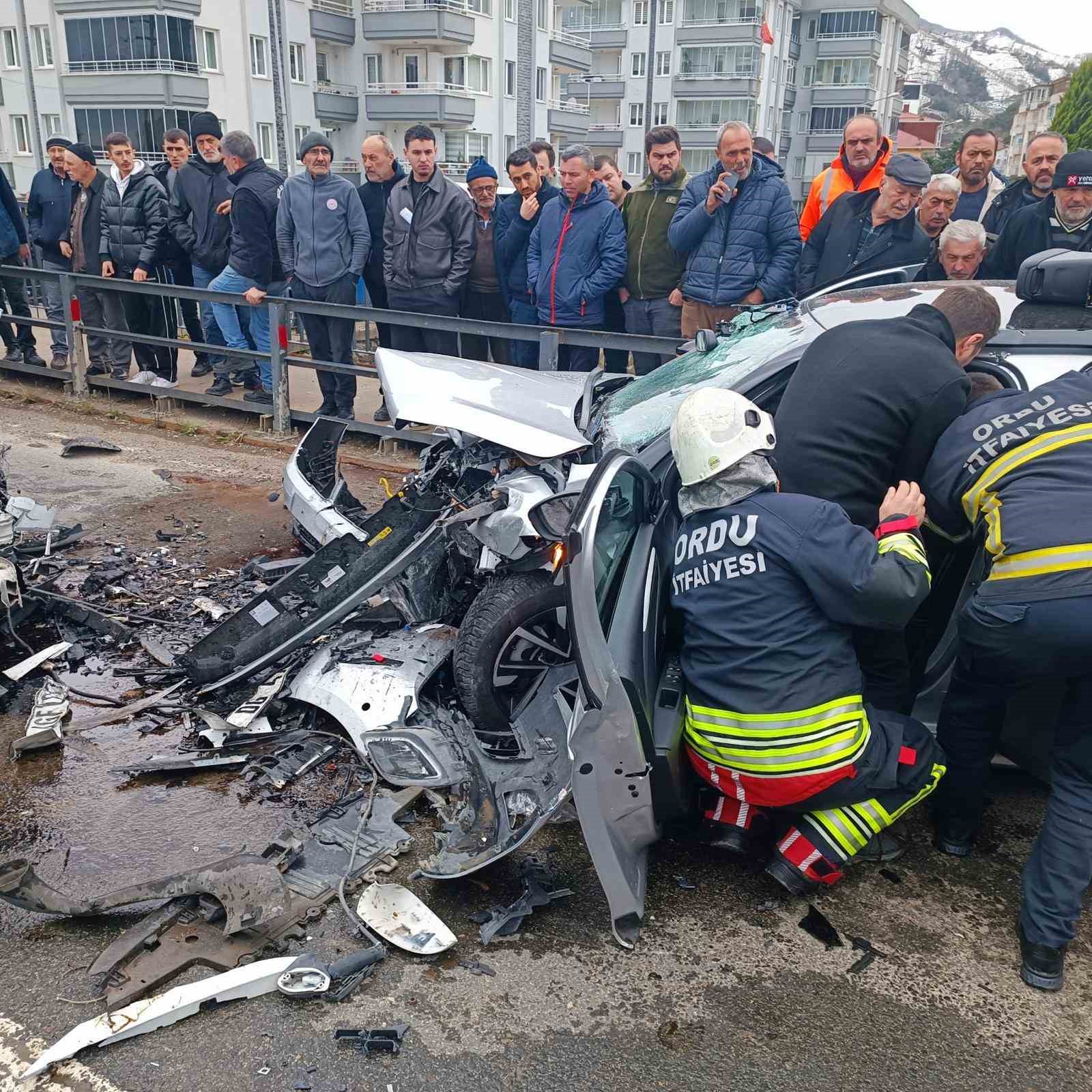 Ordu&rsquo;daki kazada ağır yaralanan gen&ccedil; kadın hayatını kaybetti
