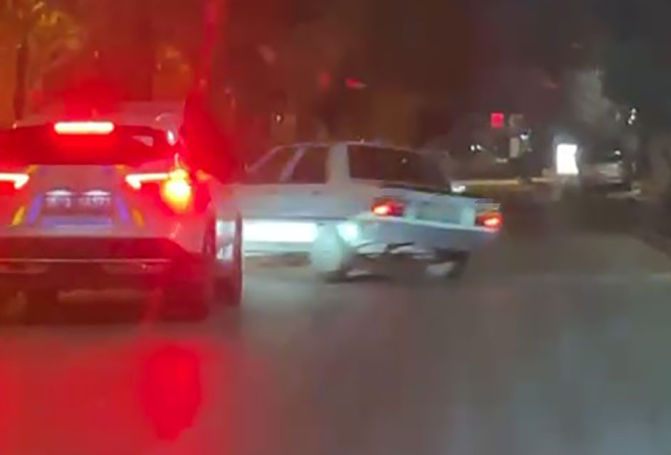 Polisten kaçarken kaza yaptı