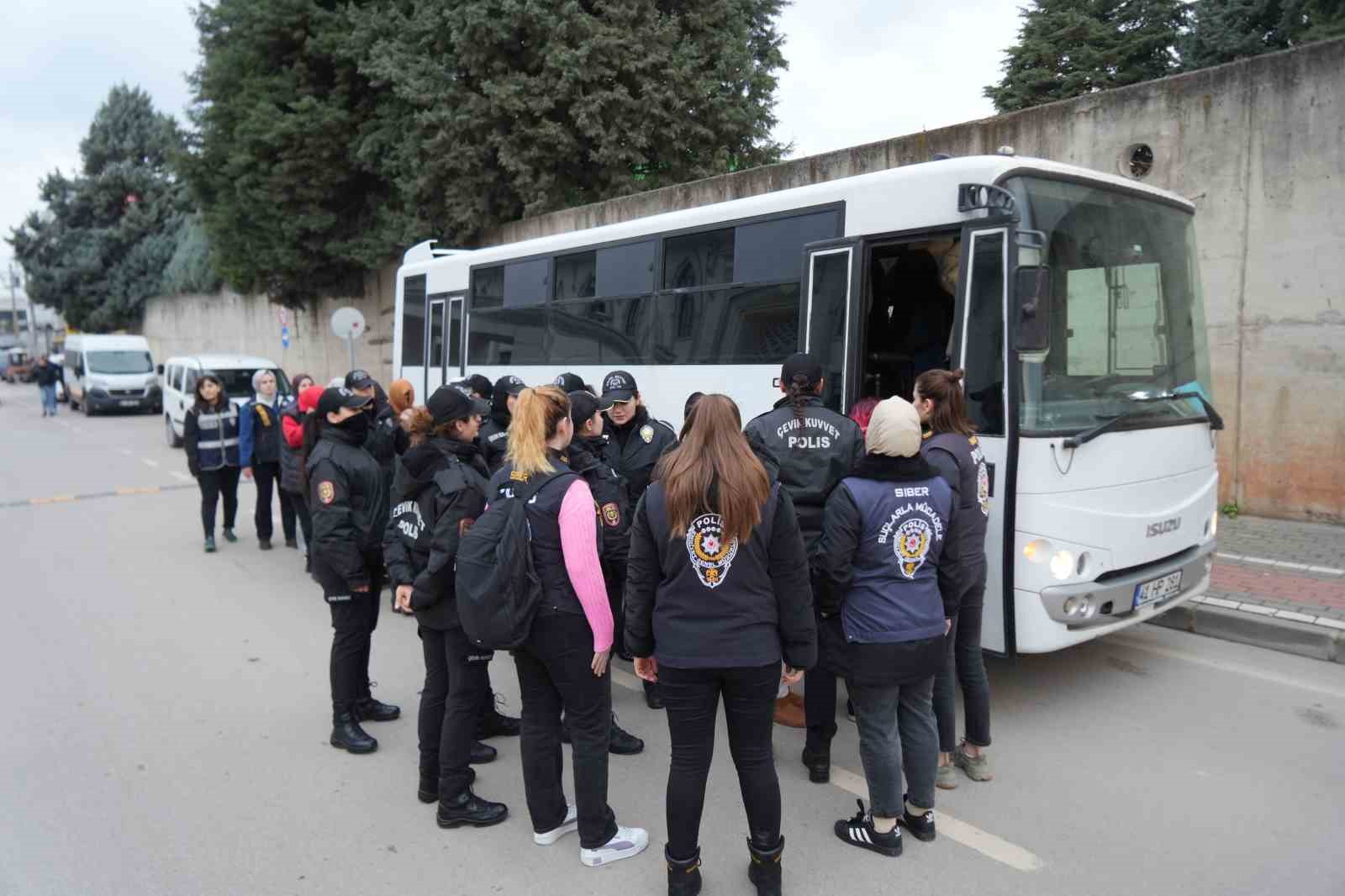 Yasa dışı bahis operasyonunda gözaltına alınan 61 şüpheli adliyeye sevk edildi