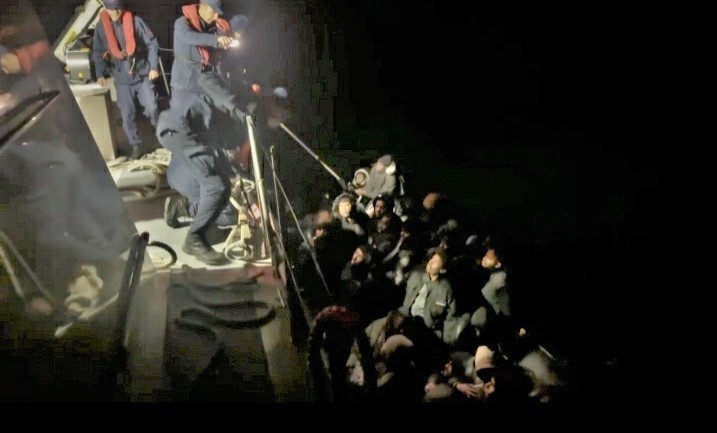 Kaçak geçişe Sahil Güvenlik engeli: 43 yakalama