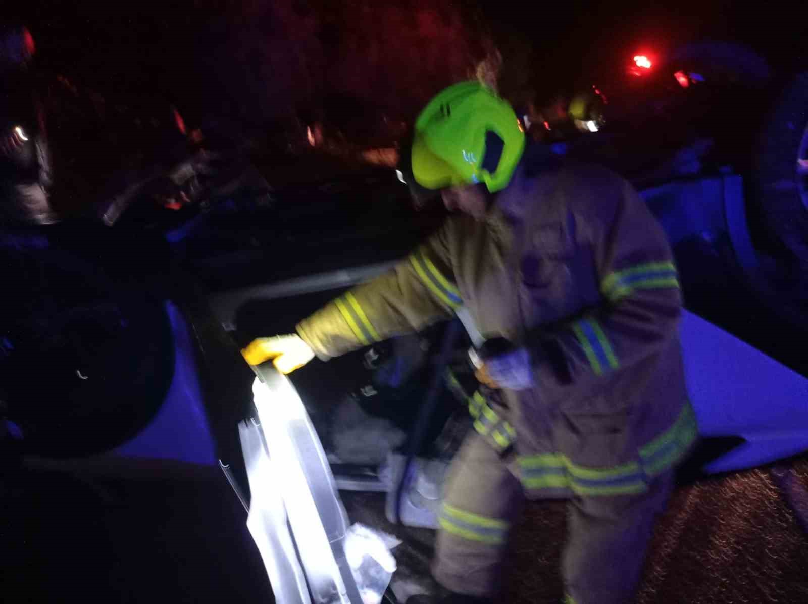 Havran&rsquo;da trafik kazası: 2 yaralı
