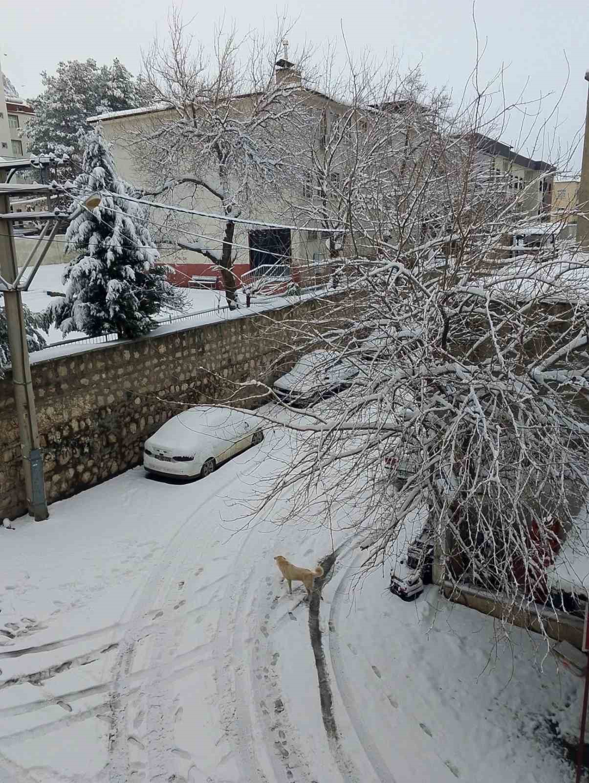 Çermik beyaza büründü