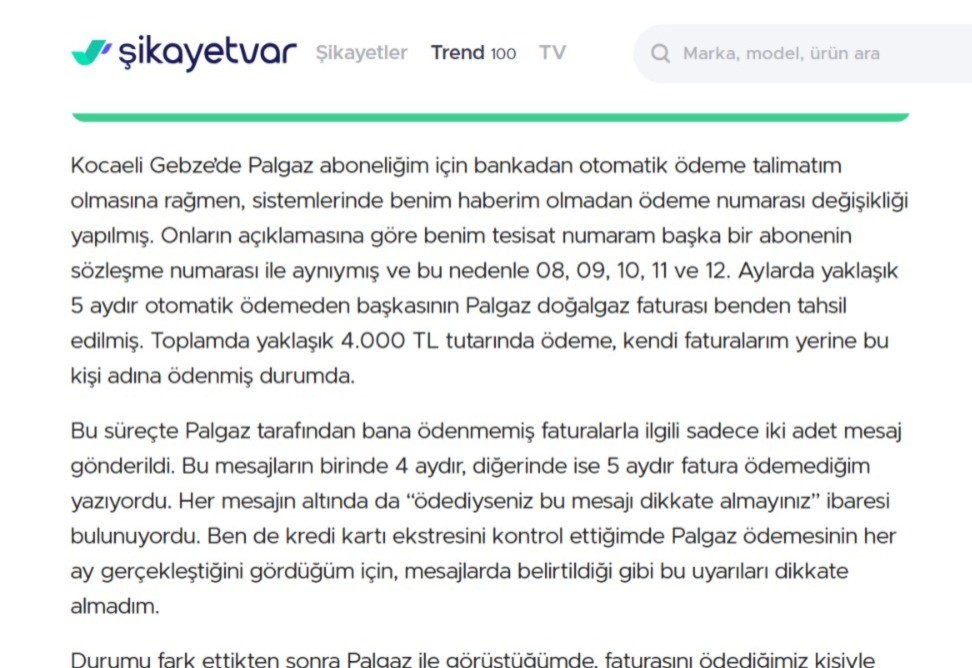 Başkasının faturasını &ouml;detip, &rsquo;Gidin ondan alın" dediler
