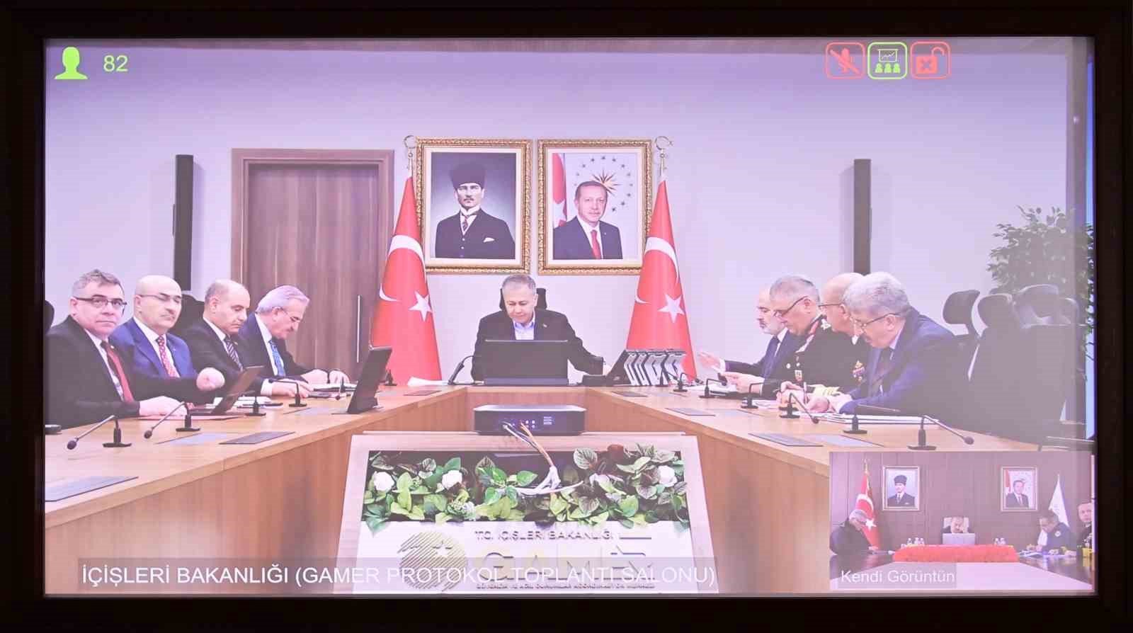 Vali Canbolat, Bakan Yerlikaya ile görüştü