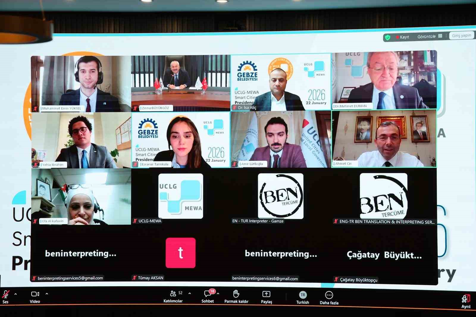 Akıllı şehirler ve kentsel mobilite Gebze&rsquo;nin ev sahipliğinde konuşuldu
