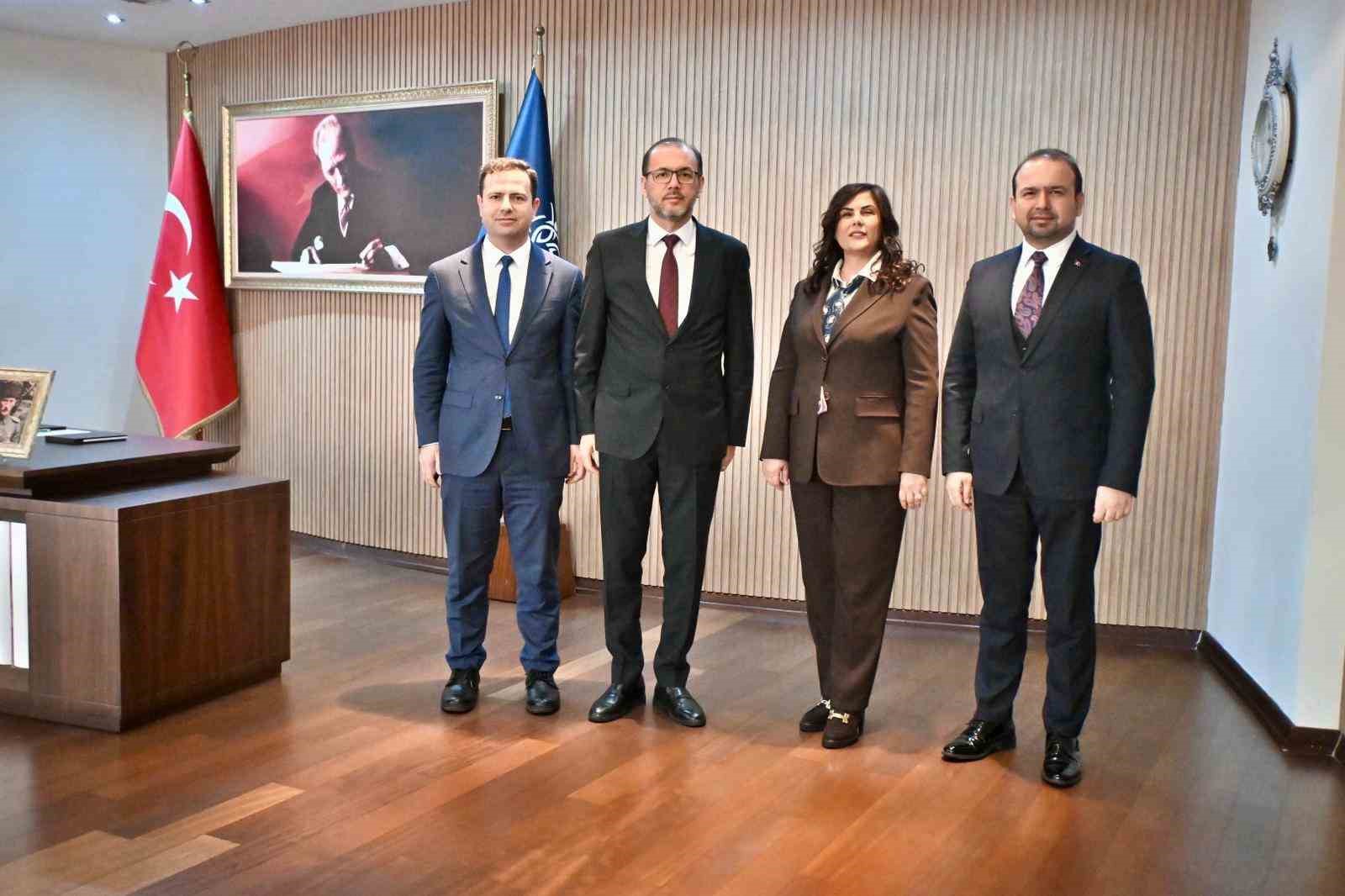 Başkan &Ccedil;er&ccedil;ioğlu Bakan Yardımcısı Okumuş&rsquo;u ağırladı
