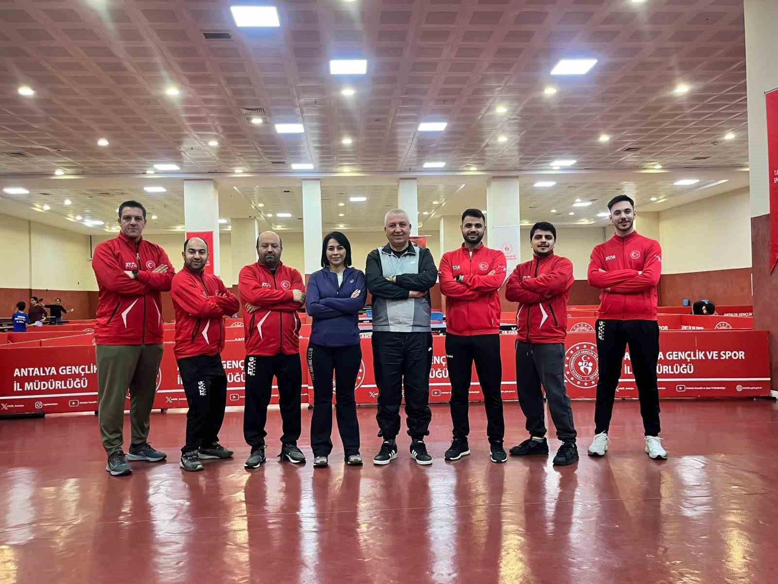 Paralimpik Masa Tenisi Milli Takımı Antalya&rsquo;da kampa girdi
