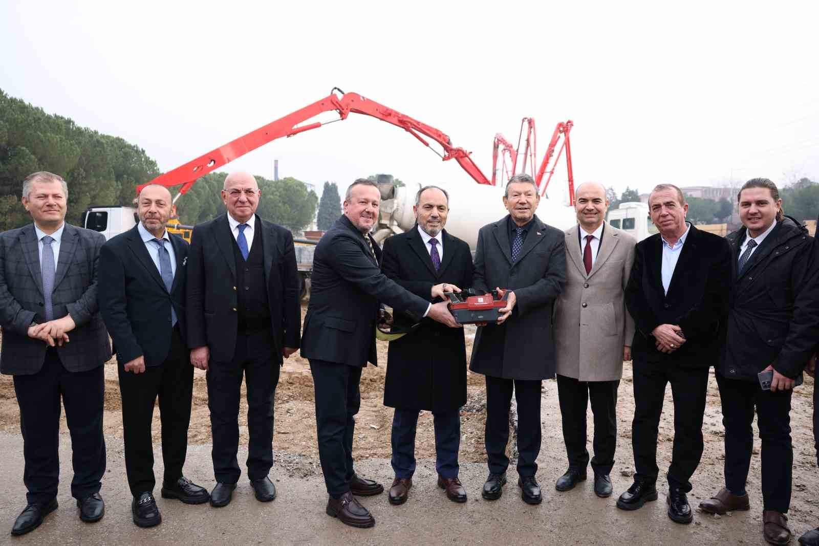 Denizli OSB Teknopark inşaat alanında inceleme yapıldı