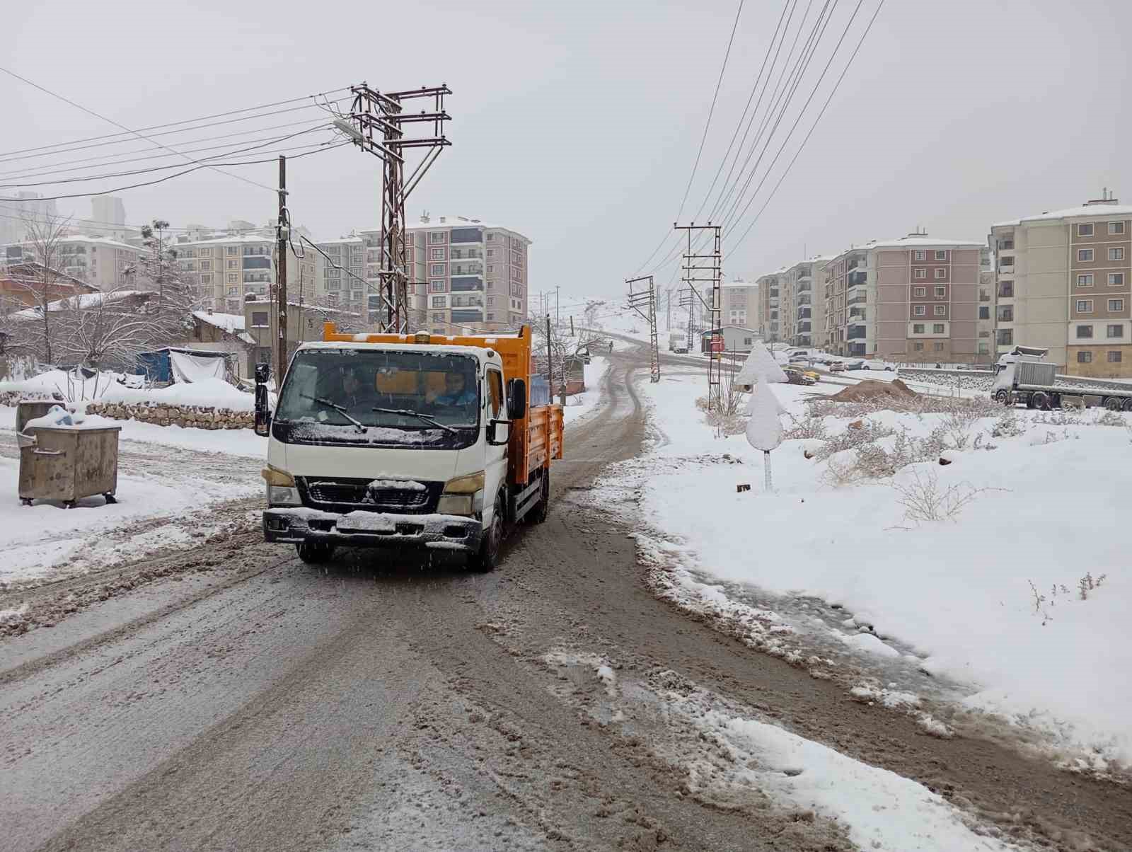 Battalgazi’de kar seferberliği