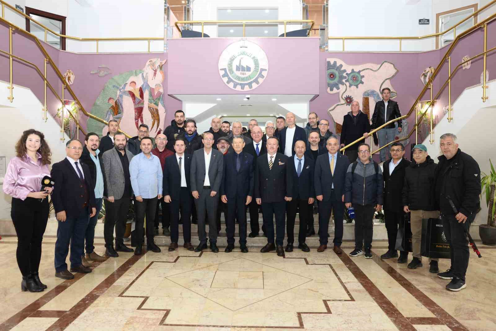 Denizli OSB Y&ouml;netimi vizyon projeleri ve yeni yatırımları anlattı
