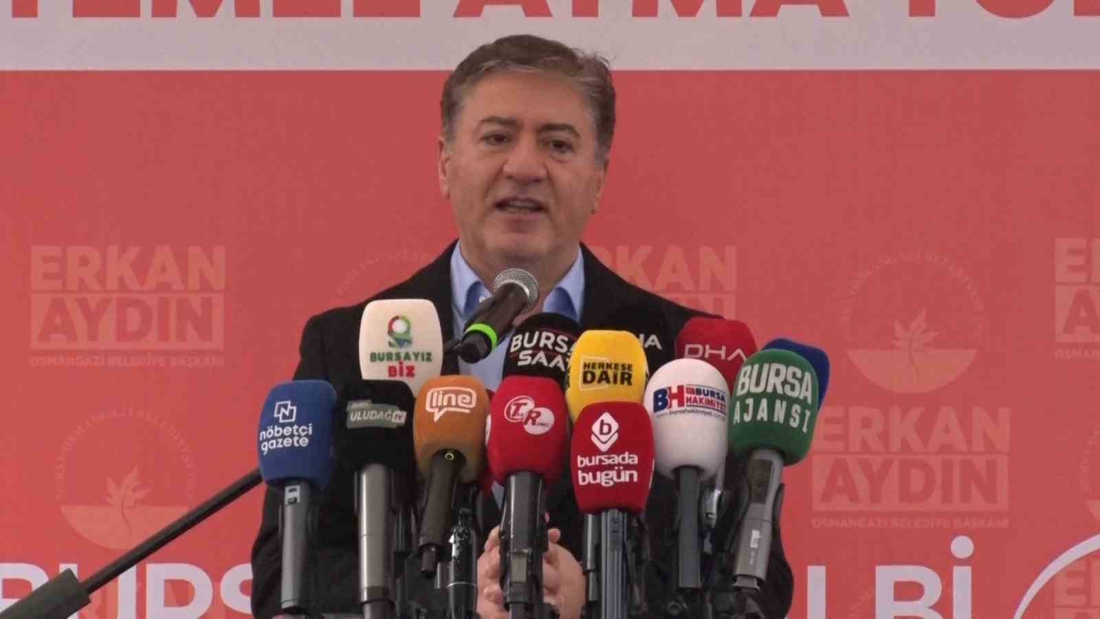 Osmangazi Demirtaş Sakarya Mahallesi&rsquo;nde kapalı pazar alanının temeli atıldı
