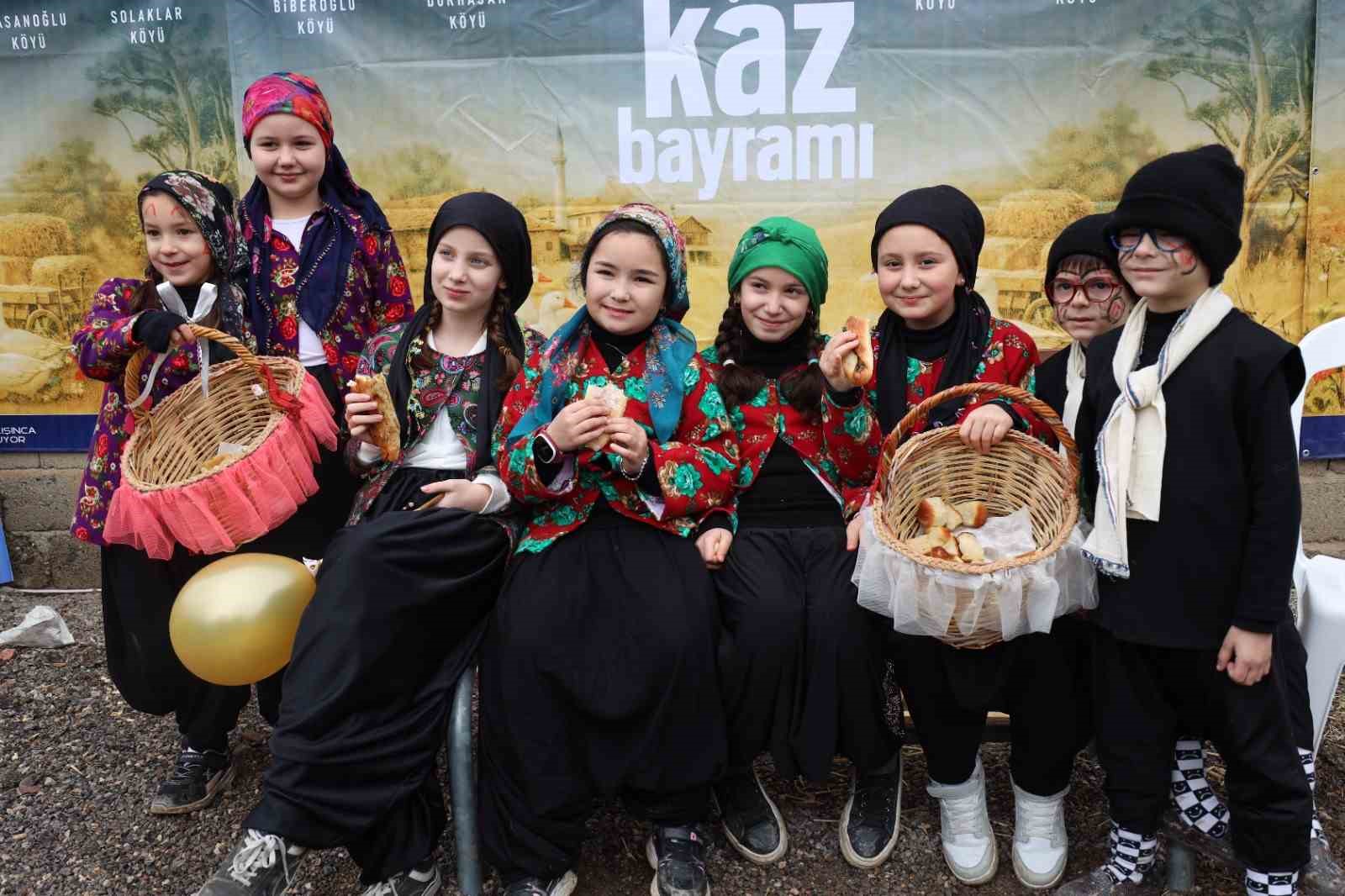 Kocaeli’de 200 yıllık ’imece’ geleneği: 5. Kaz Bayramı kutlandı
