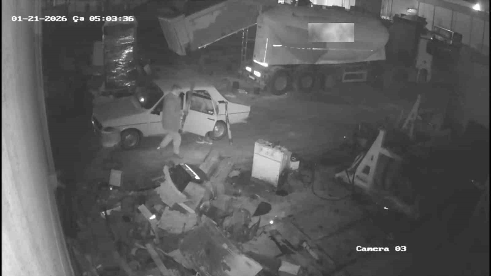 Menteşe’de sanayiden hurda çalan hırsızlık şüphelileri Balıkesir’de yakalandı