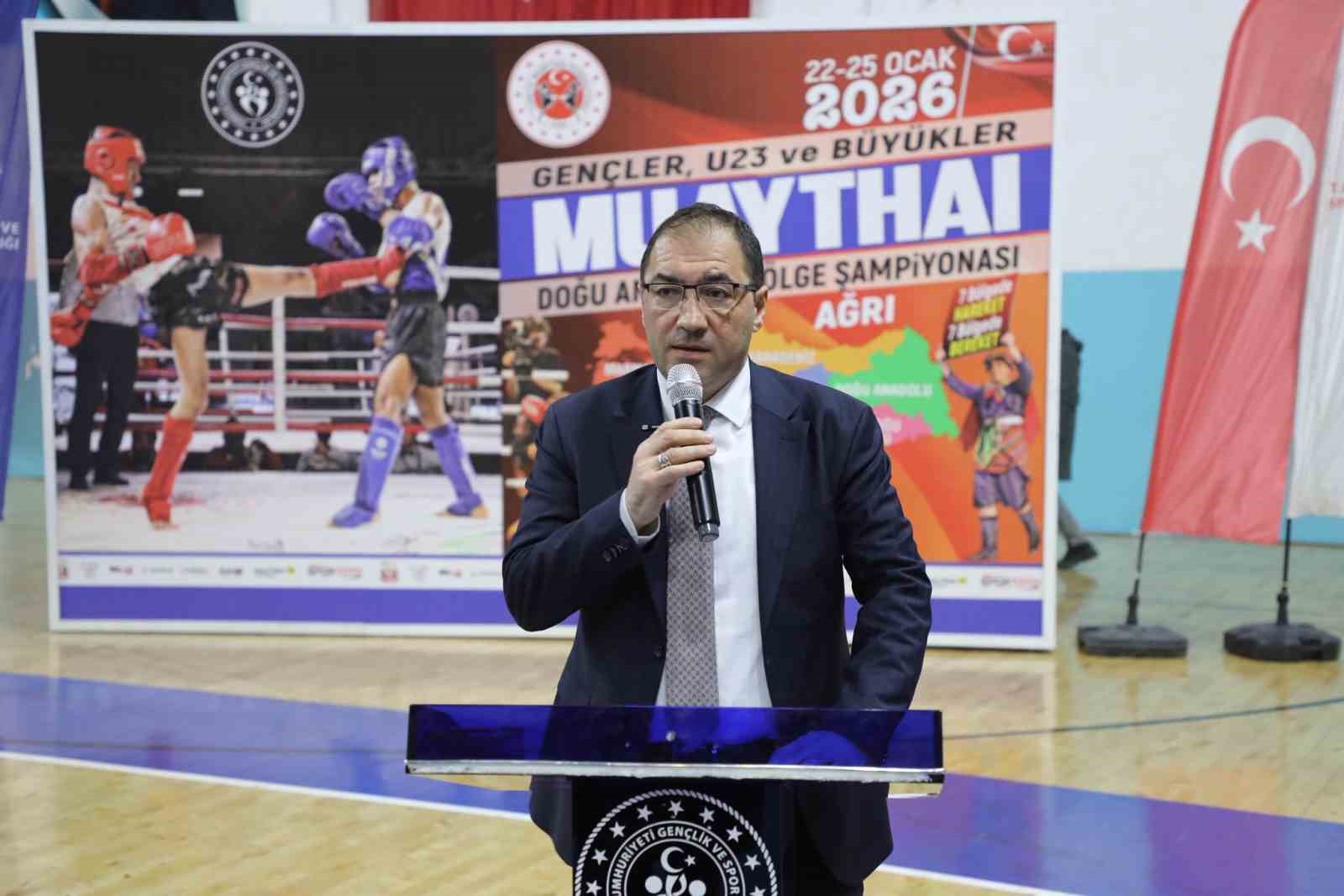Ağrı&rsquo;da Muay Thai Doğu Anadolu B&ouml;lge Şampiyonası başladı
