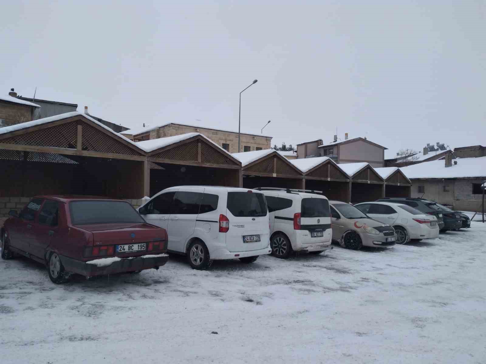 Aşırı soğuklar Tercan’da pazar yerini boş bıraktı