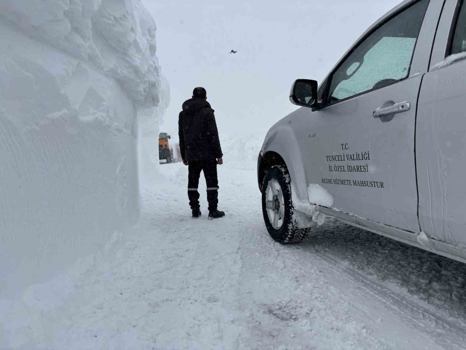 Tunceli’de 83 köy yolu ulaşıma kapalı