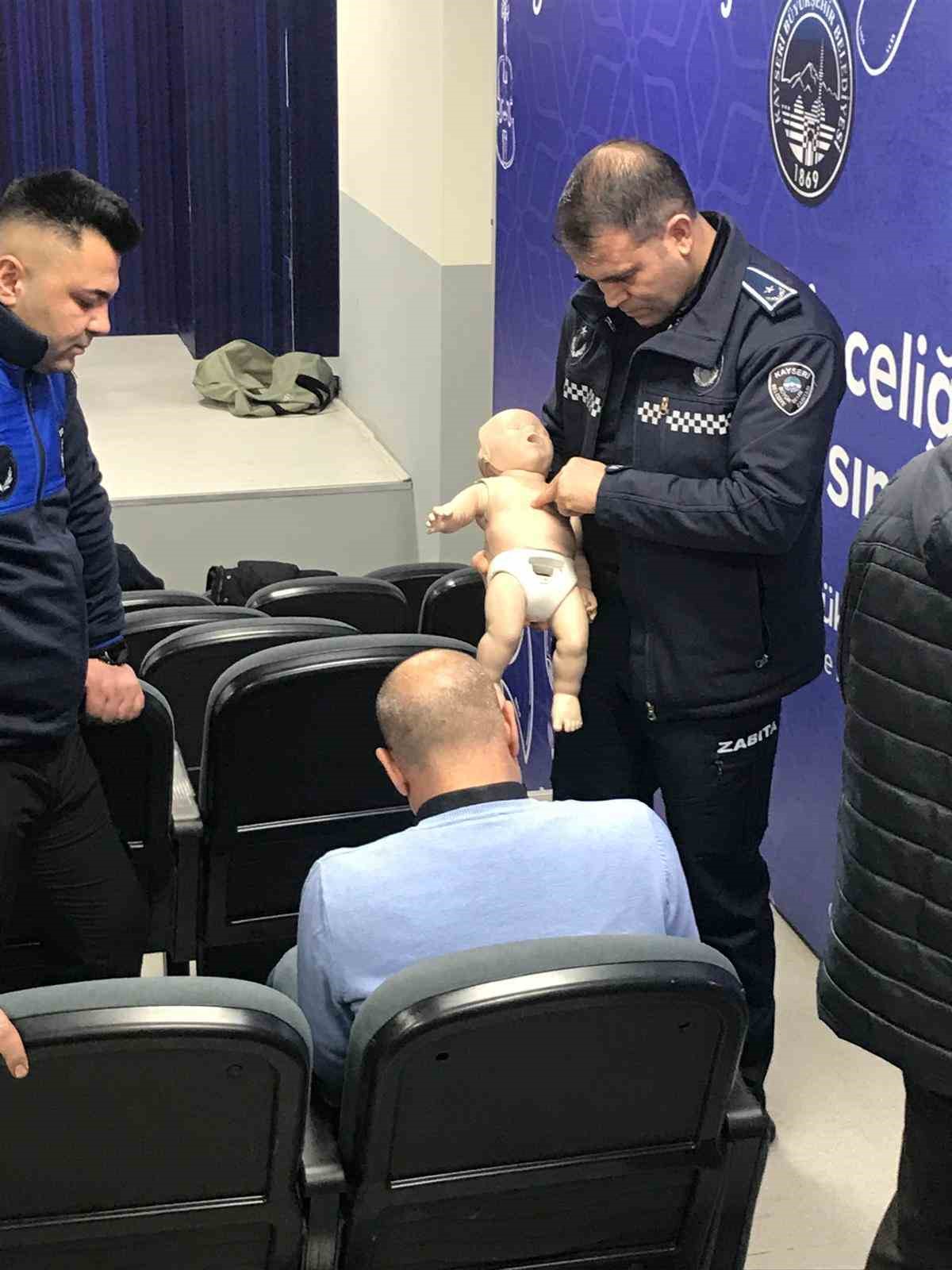 B&uuml;y&uuml;kşehir personeline y&ouml;nelik ilk yardım eğitimleri d&uuml;zenlendi

